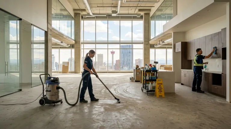 Post construction cleaning — move-in ready home cleaned by Calgary Trusted Cleaners