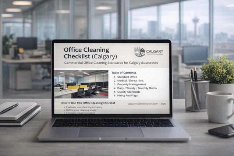 Office Cleaning Checklist (Calgary): What’s Included + Free Download